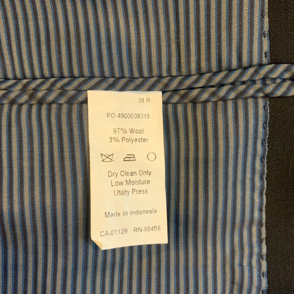 Clavin Klein Sport Coat - Black - Picture 4 of 4